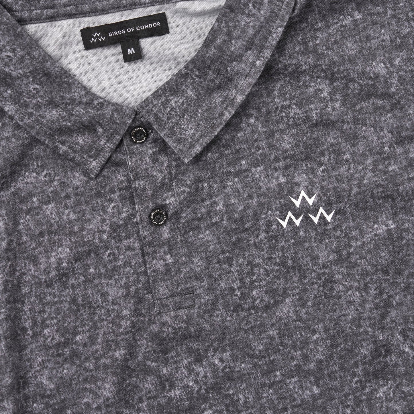 Triple Eagle Acid Black Polo