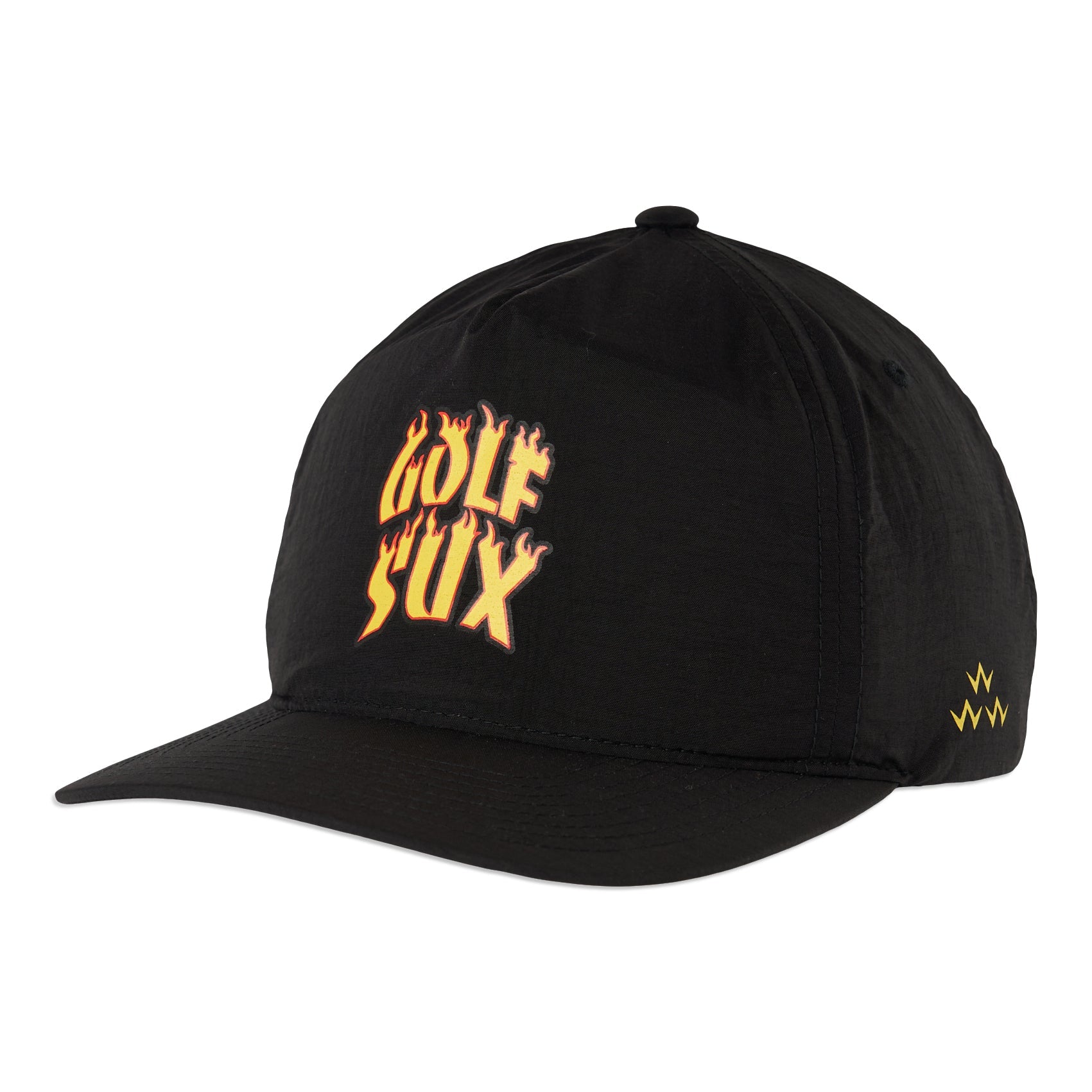 birds-of-condor-black-nylon-golf-sux-summer-cap-hat-front