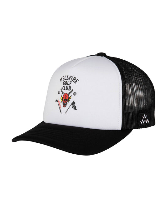 birds of condor stranger things hellfire golf club foam trucker hat