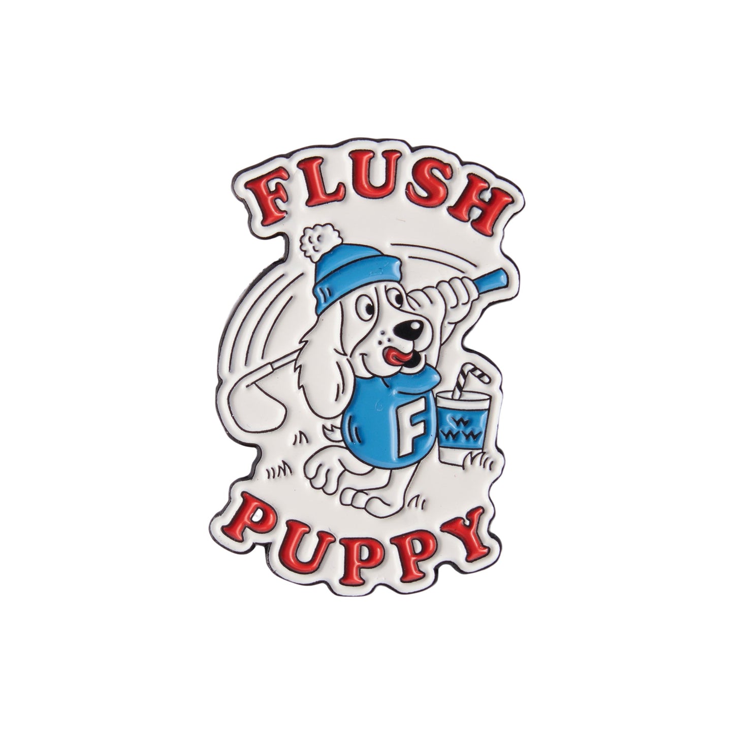 birds-of-condor-flush-puppy-golf-ball-marker-front