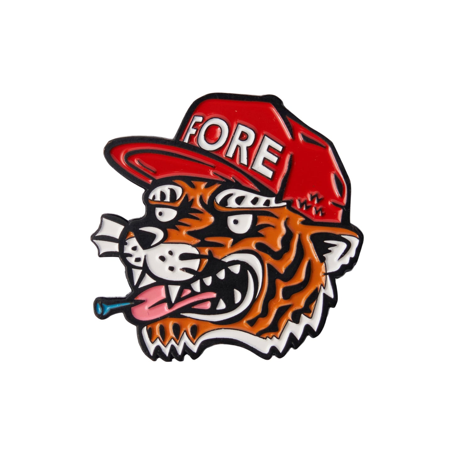 birds-of-condor-fore-tiger-woods-golf-ball-mark-marker-front