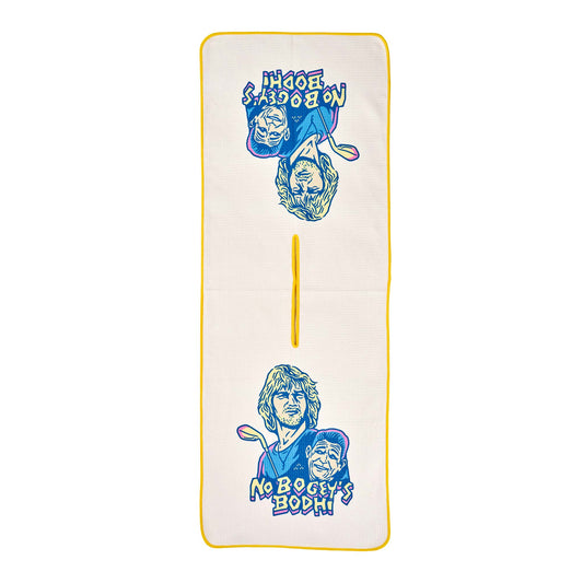 birds of condor no bogeys bodhi Patrick Swayze point break golf towel