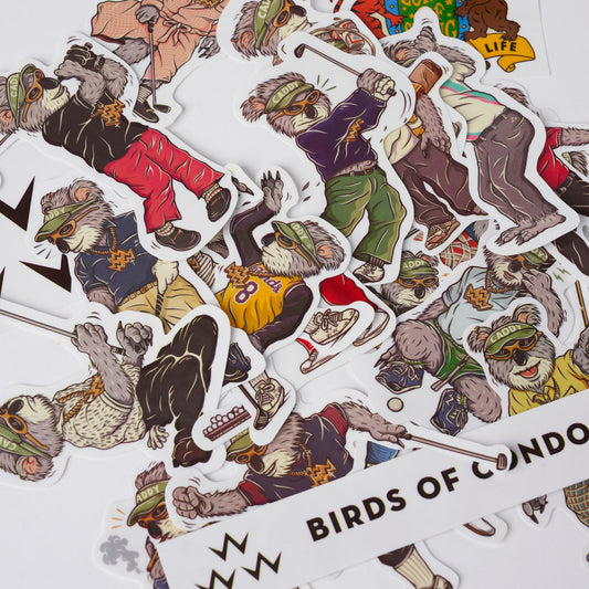 Lords of Swing Sticker Pack