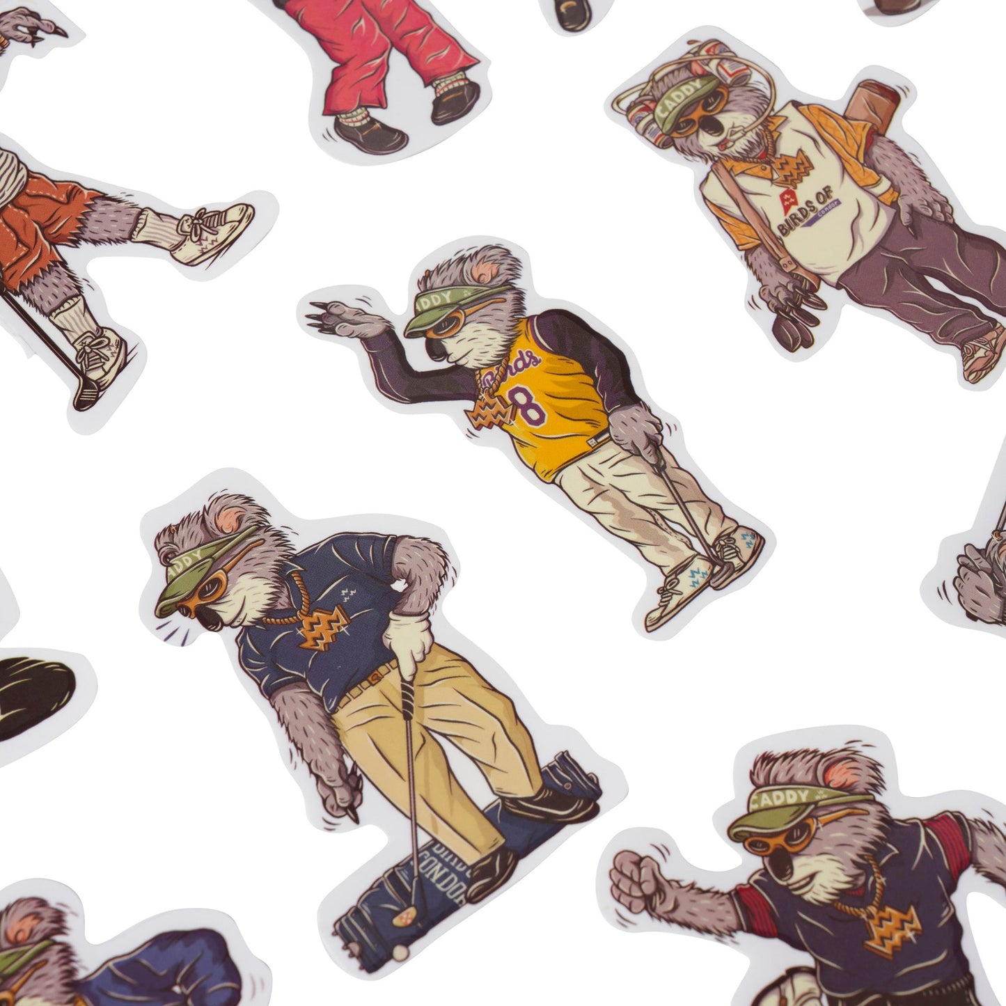 Lords of Swing Sticker Pack