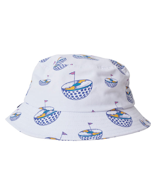 On the Dance Floor Bucket Hat – White