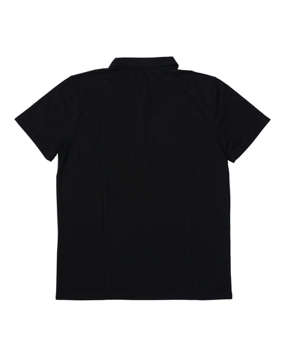 Neverfind Quarter Zip Polo - Black
