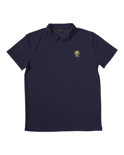 Neverfind Quarter Zip Polo - Navy