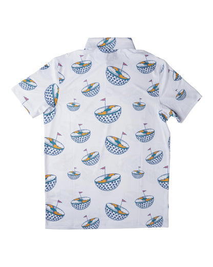 On The Dance Floor Polo – White
