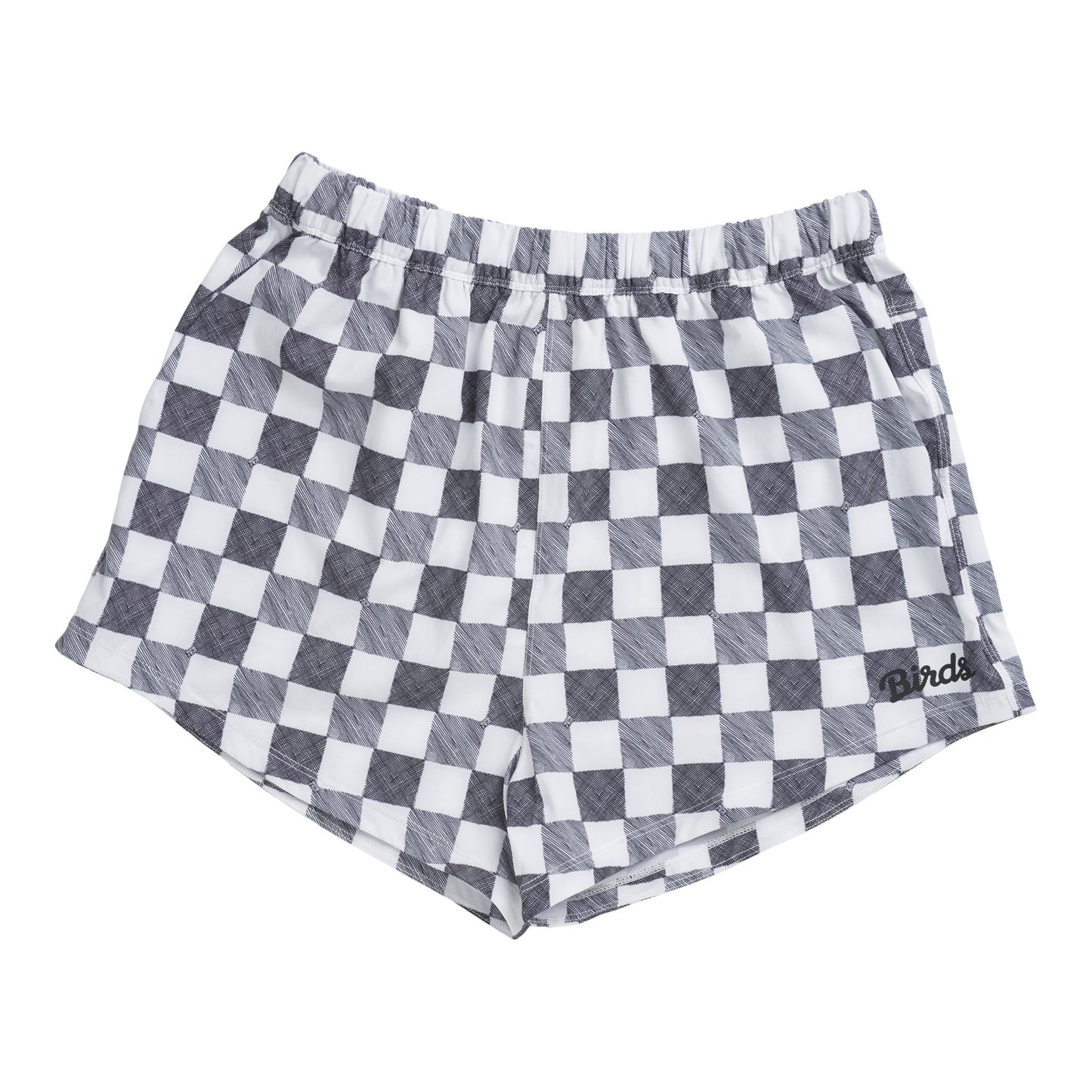 Birds Shorts Gingham