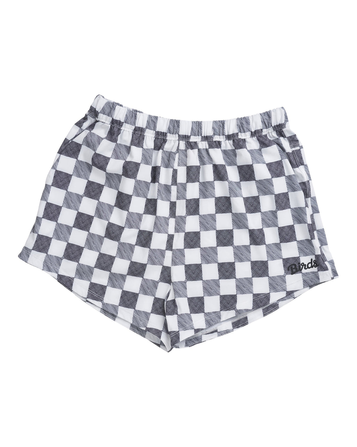 Birds Shorts Gingham