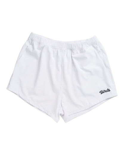 Birds Shorts – White