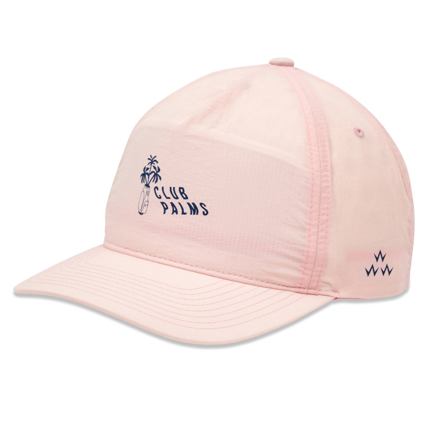 Club Palms Snapback - Faded Pink