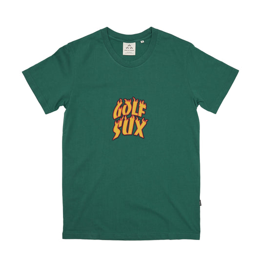 birds-of-condor-green-organic-cotton-golf-sux-t-tee-shirt-front