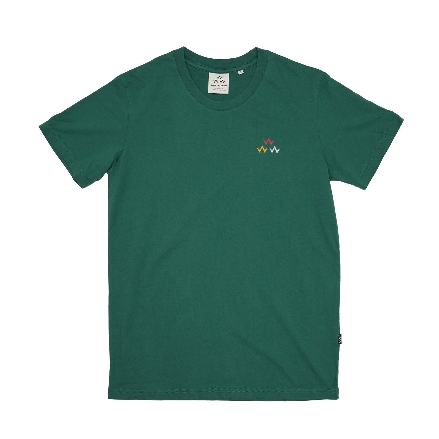 birds of condor green pizza slice golf swing tee shirt