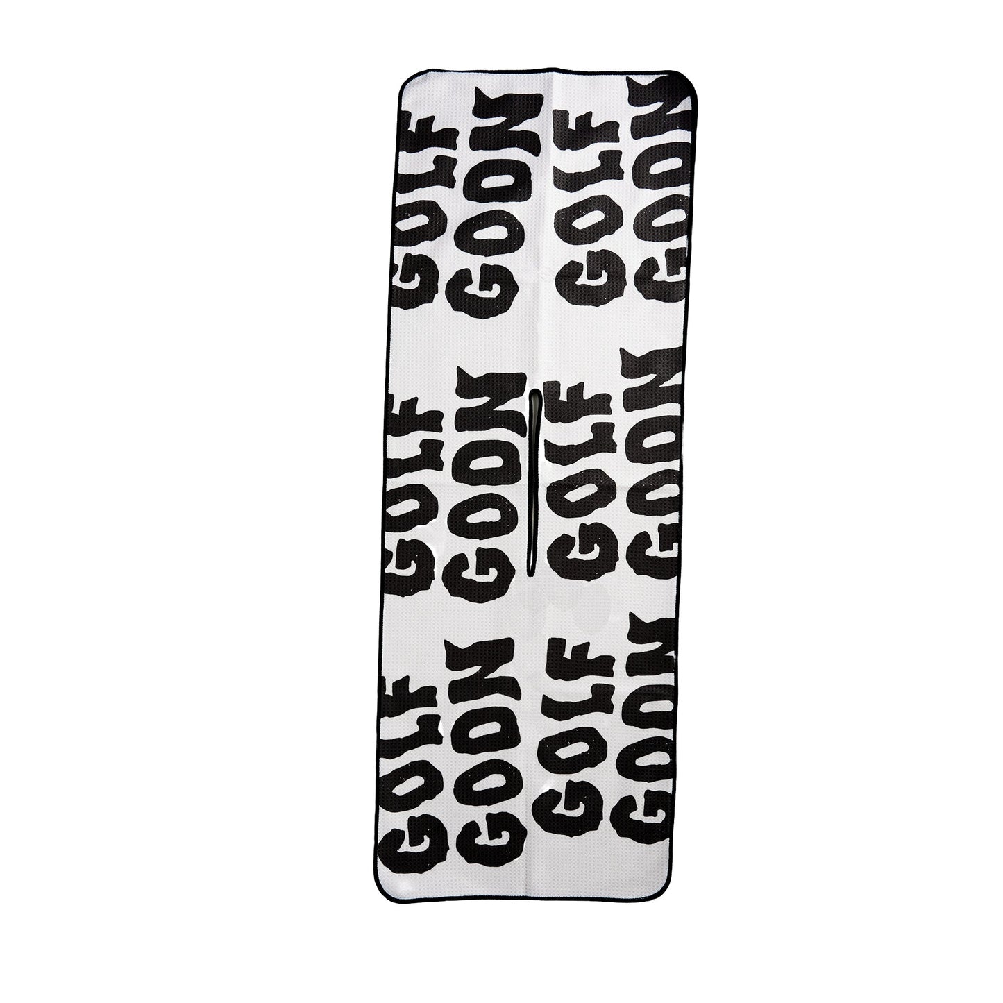birds of condor black and white golf goon geek towel front