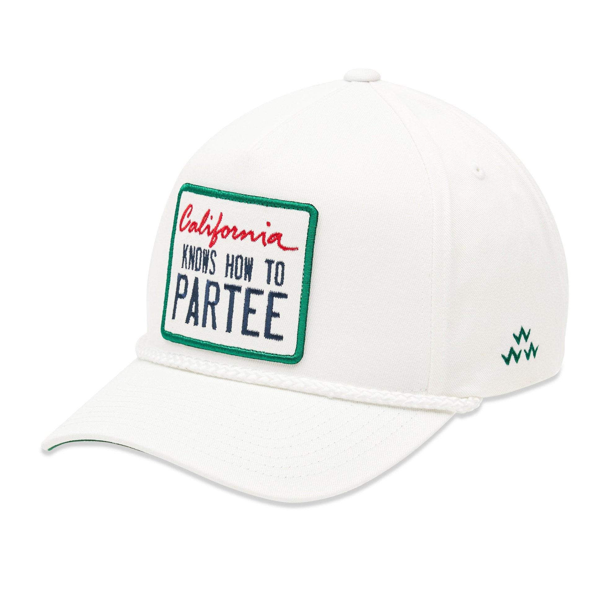 birds-of-condor-white-golf-california-knows-how-to-partee-snapback-a-frame-hat-front